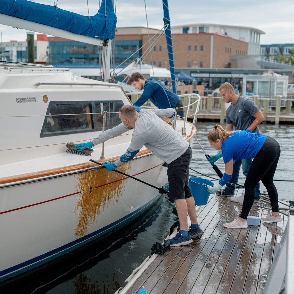 Mobile Boat Cleaning Services